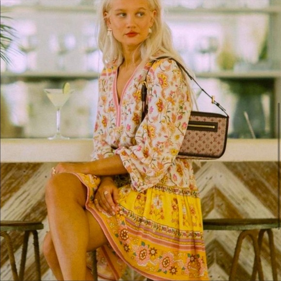 Spell & The Gypsy Collective Portobello Road Playdress In Honey Dew size M - Picture 1 of 12